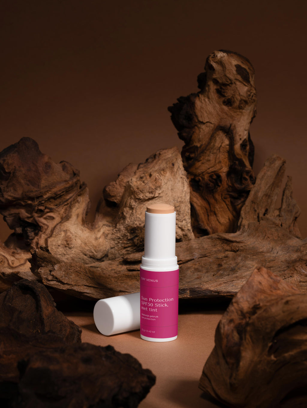 SPF 50 Minerale Getinte Zonnebrand Stick