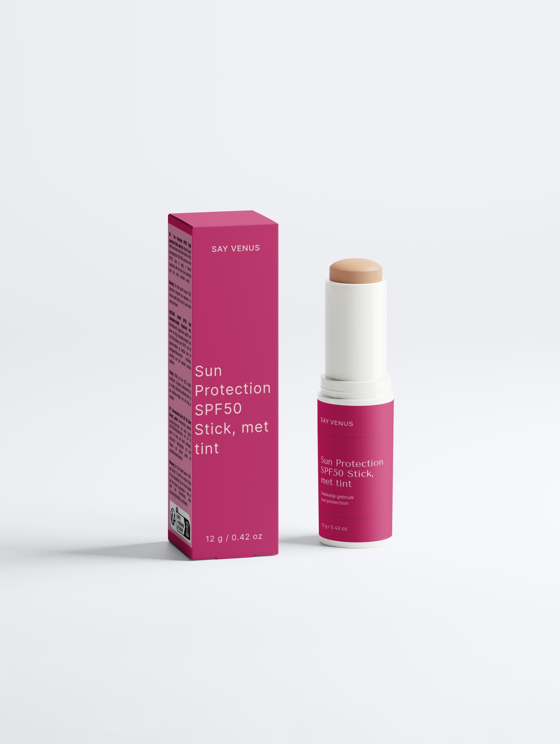 SPF 50 Minerale Getinte Zonnebrand Stick