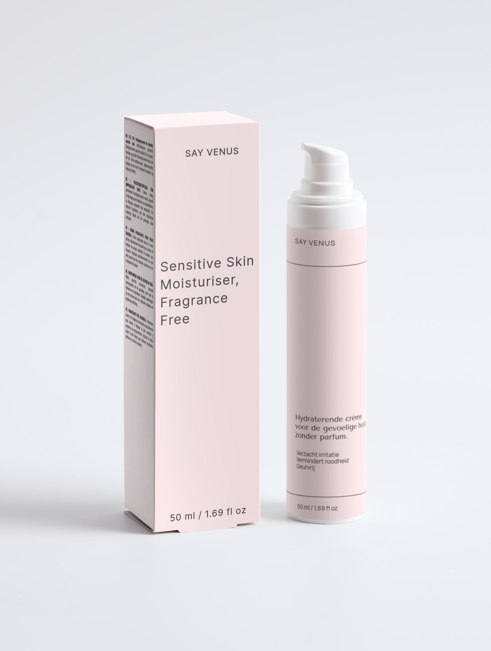 Sensitive Skin Moisturiser, Geurloos
