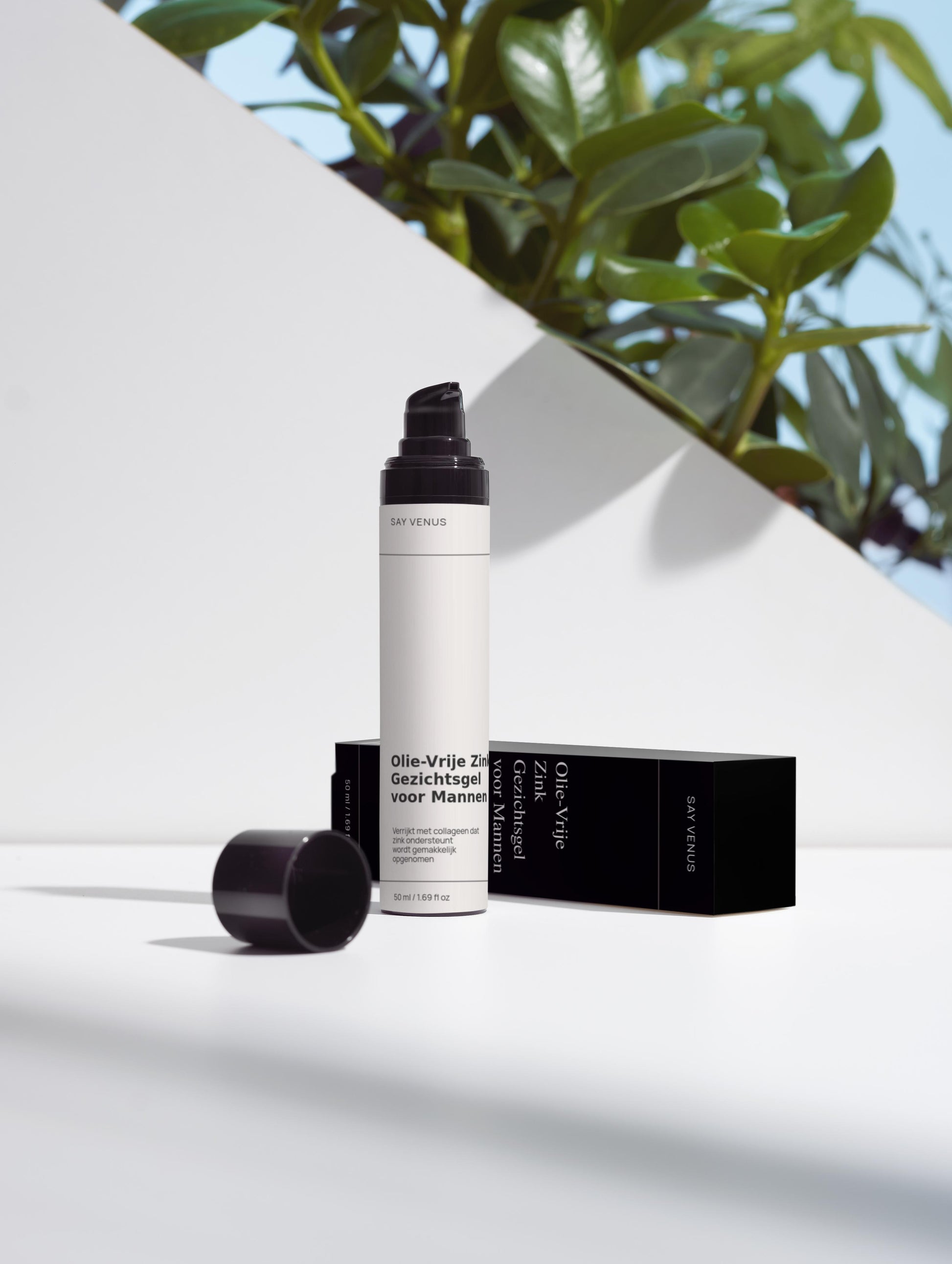 Olie-Vrije Zink Gezichtsgel voor Mannen